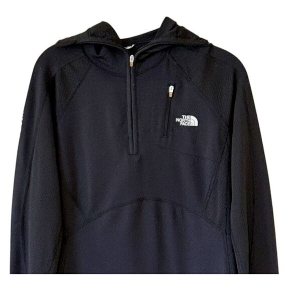 The North Face Women's Flash Dry Hoodie Jacket Black Long Sleeve Zip Size Small - Picture 4 of 7